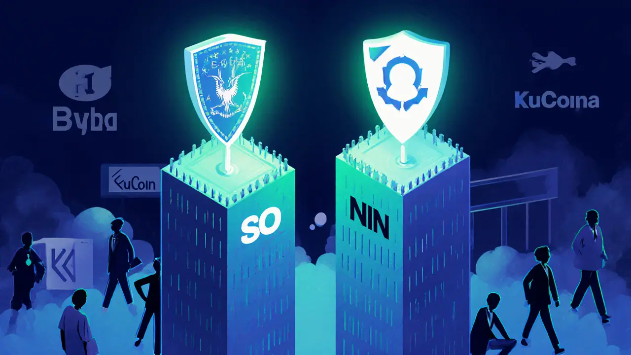 Licensed Nigerian crypto platforms Quidax and Busha shine as safe towers while unlicensed ones dissolve into smoke.