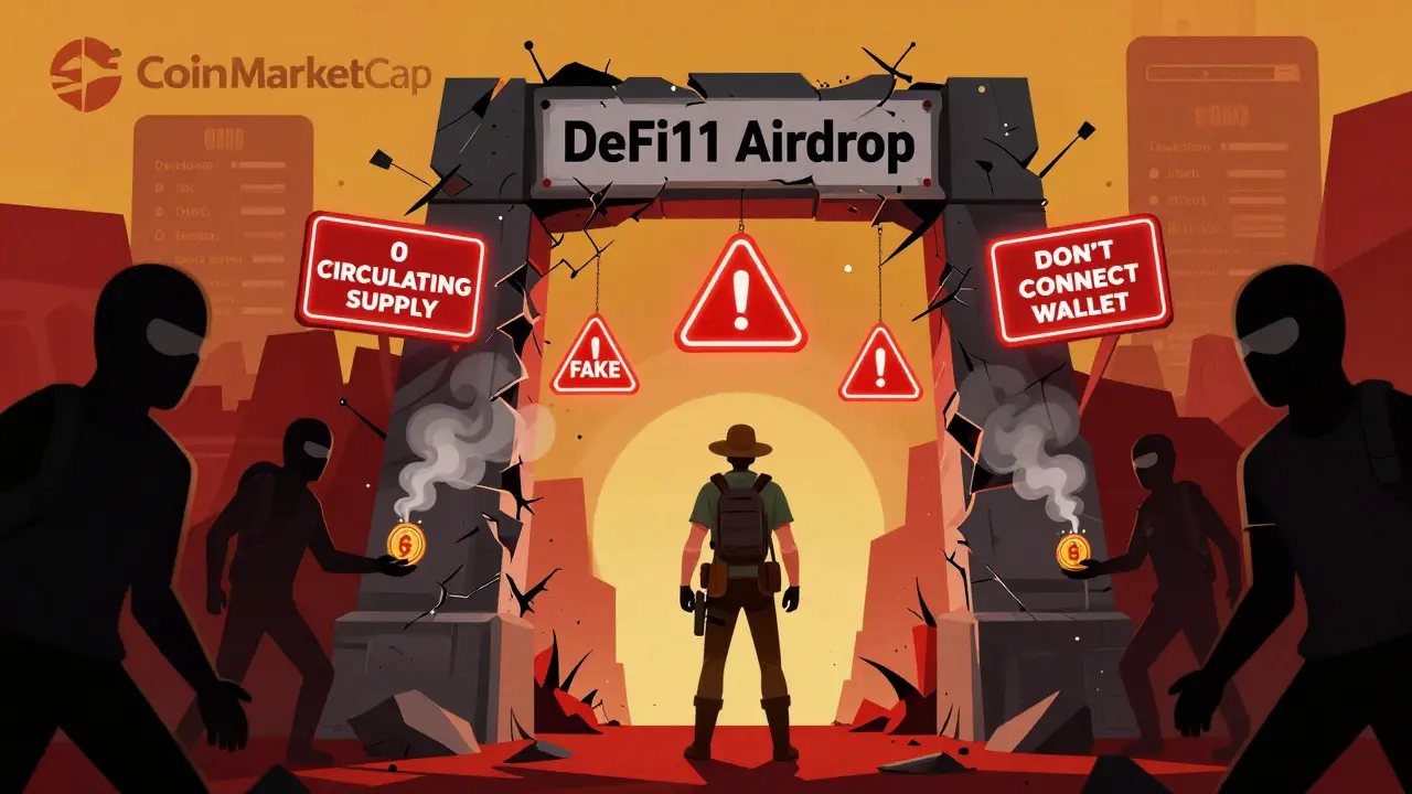 D11 DeFi11 Airdrop Scam: Why There’s No CoinMarketCap Community Airdrop and What Happened to the Token