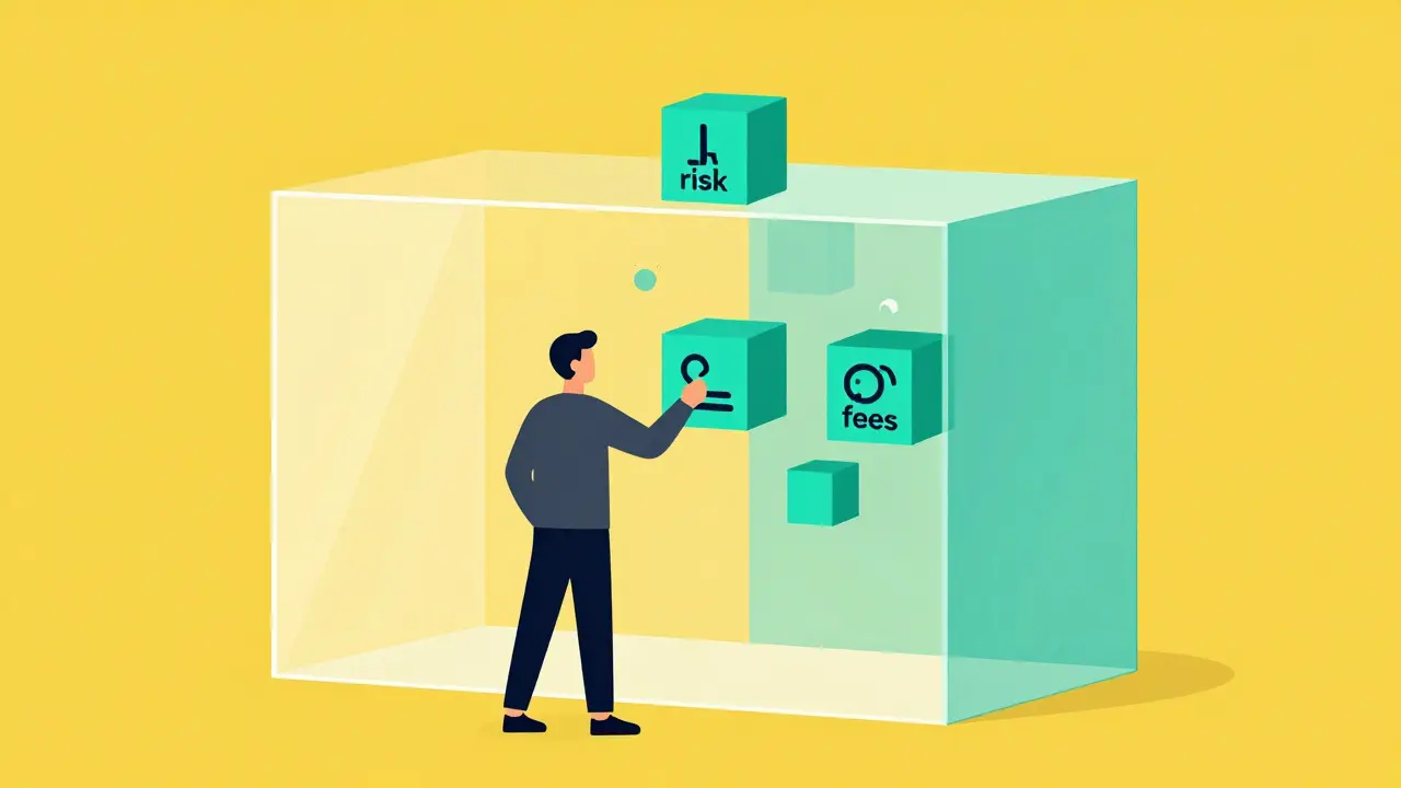 Symbolic art showing easy assembly of a decentralized exchange structure.