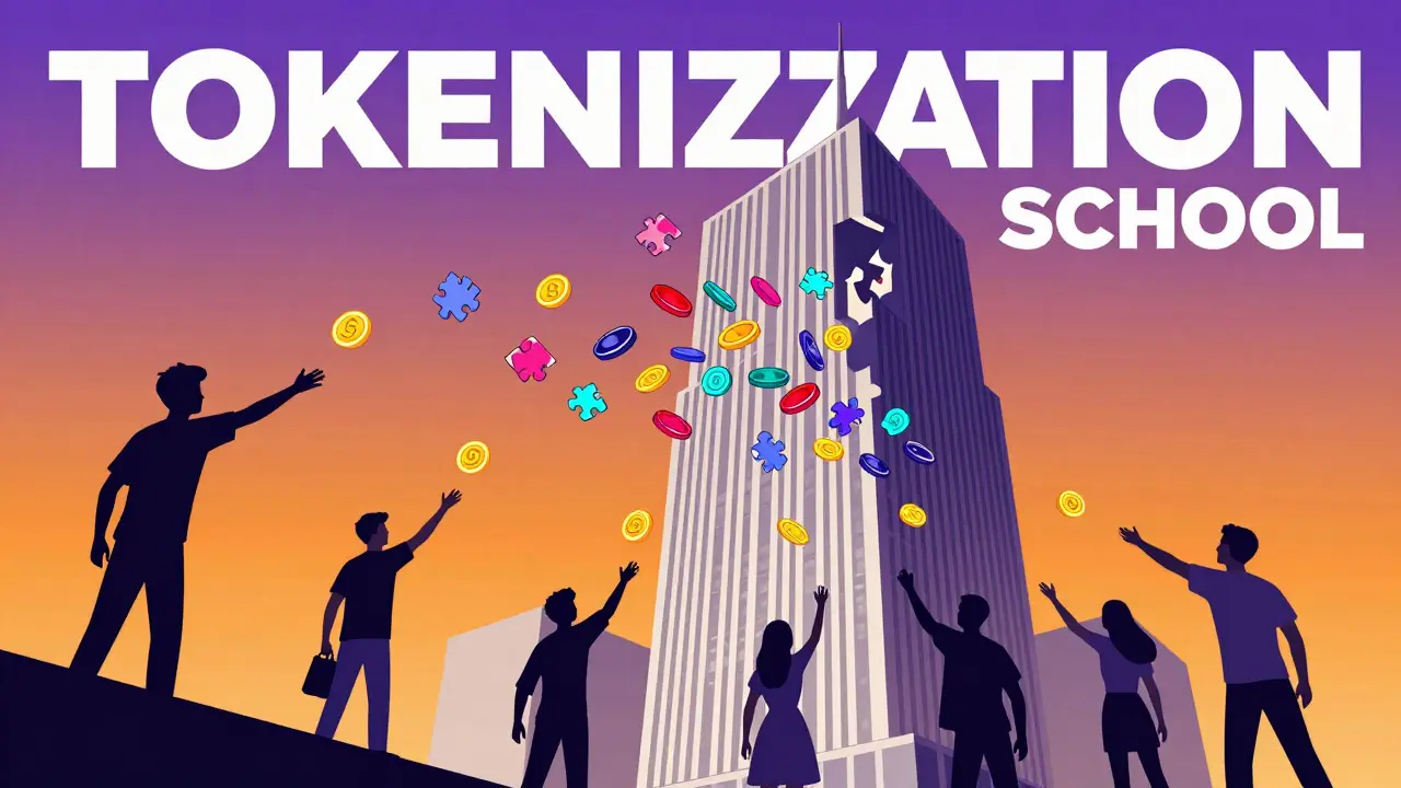 Skyscraper breaking into digital tokens for public investors